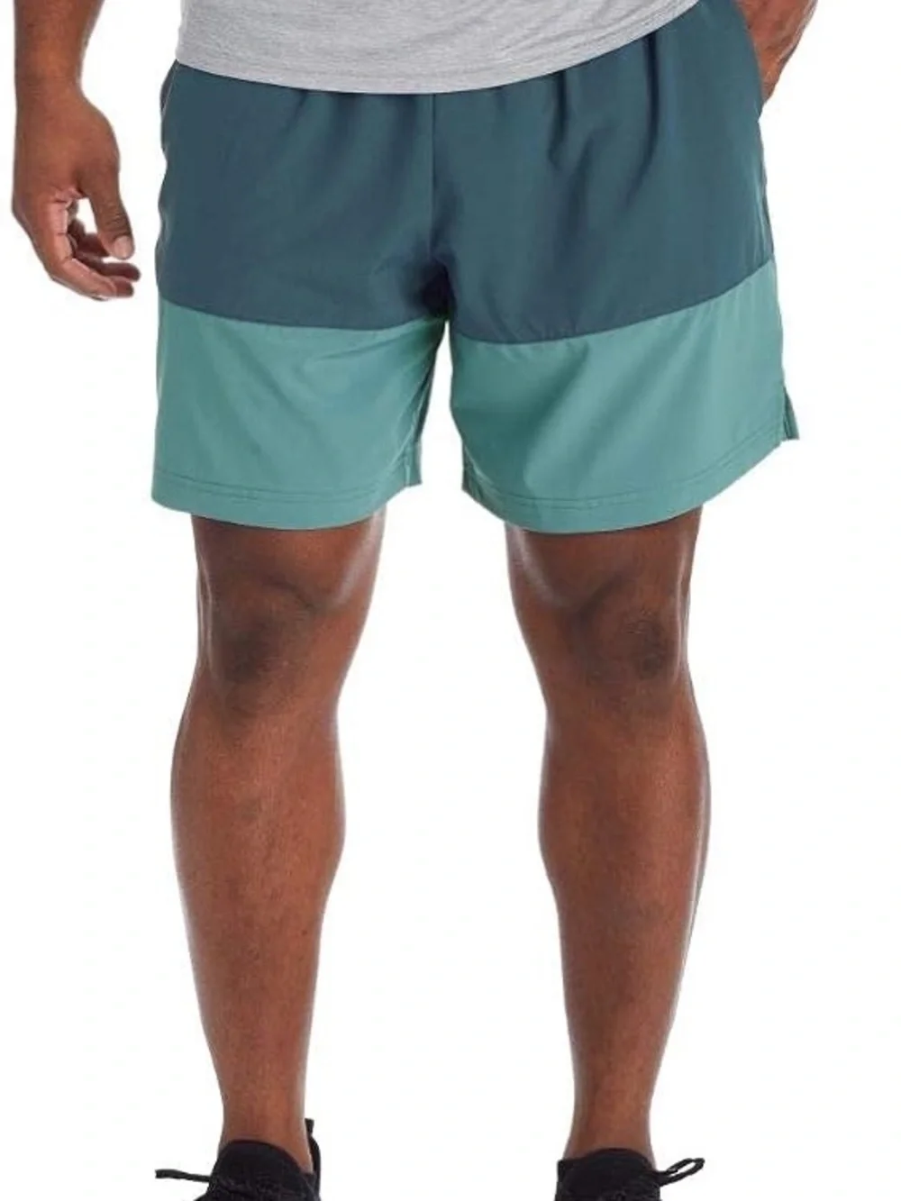 NWT Champion Men’s Running Shorts Juniper Blue Aqua Athletic Activewear Stretch